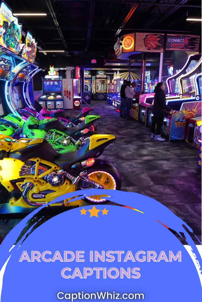 200+ Arcade Instagram Captions to Level Up Your Game and Score Likes 3 Arcade Instagram Captions