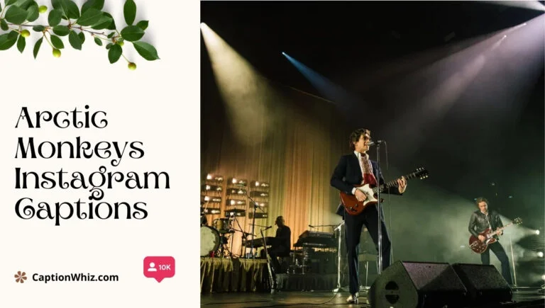 200+ Arctic Monkeys Captions to Rock Your Instagram Game