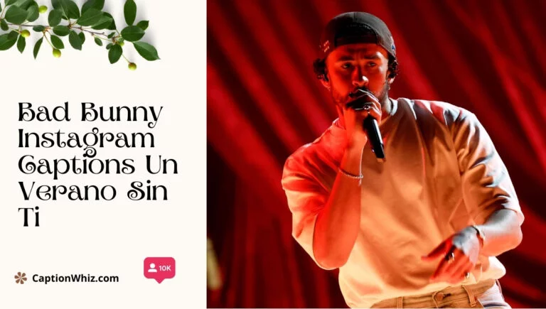 200+ Bad Bunny Instagram Captions Un Verano Sin Ti to Brighten Your Summer Vibes zz