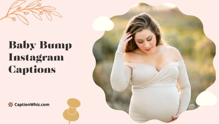 123+ Baby Bump Instagram Captions That Celebrate Your Journey with Style