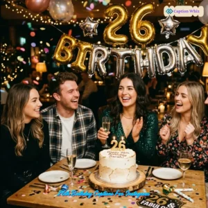 Celebrate Your 26th Birthday Captions For Instagram and Quotes with 123+ Unique Vibes in 2026