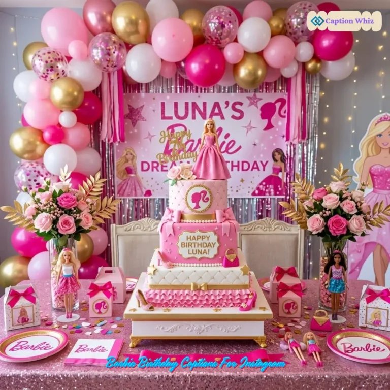 Barbie Birthday Captions For Instagram