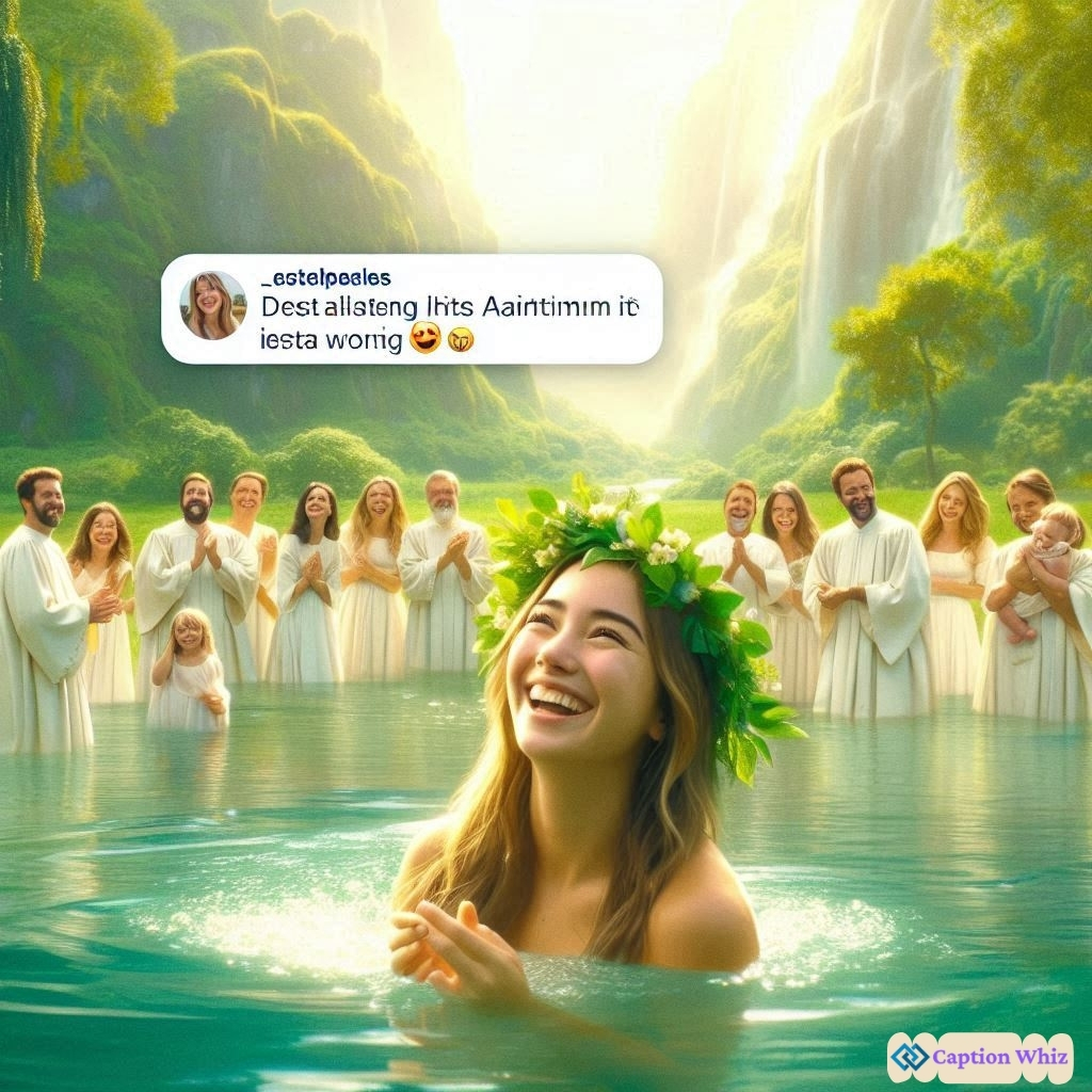 129+ Heartfelt Baptism Captions For Instagram and Quotes to Cherish Forever