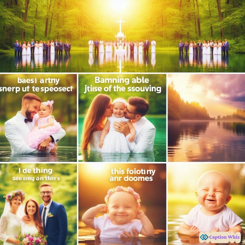 129+ Heartfelt Baptism Captions For Instagram and Quotes to Cherish Forever