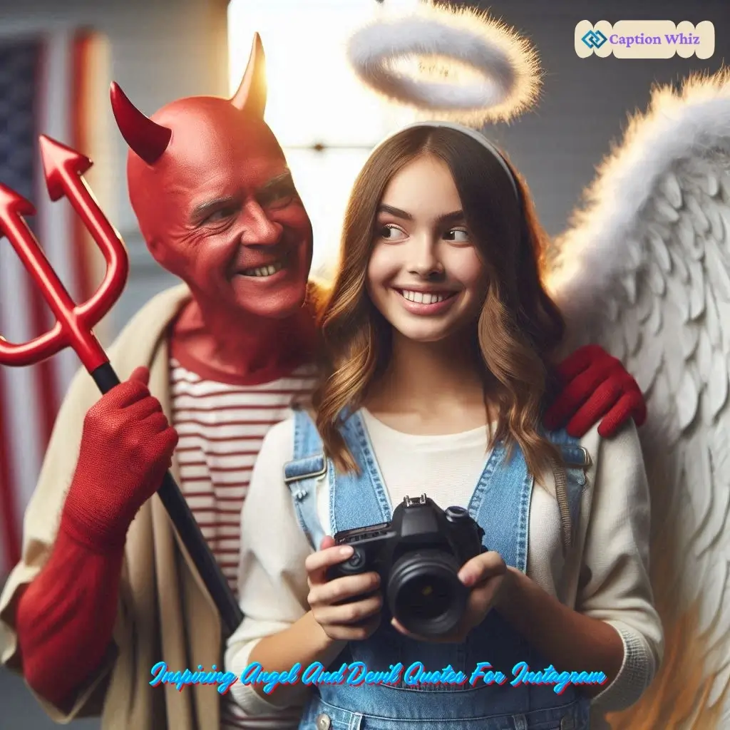 137+ Enchanting Angel And Devil Captions For Instagram And Quotes That Spark Joy