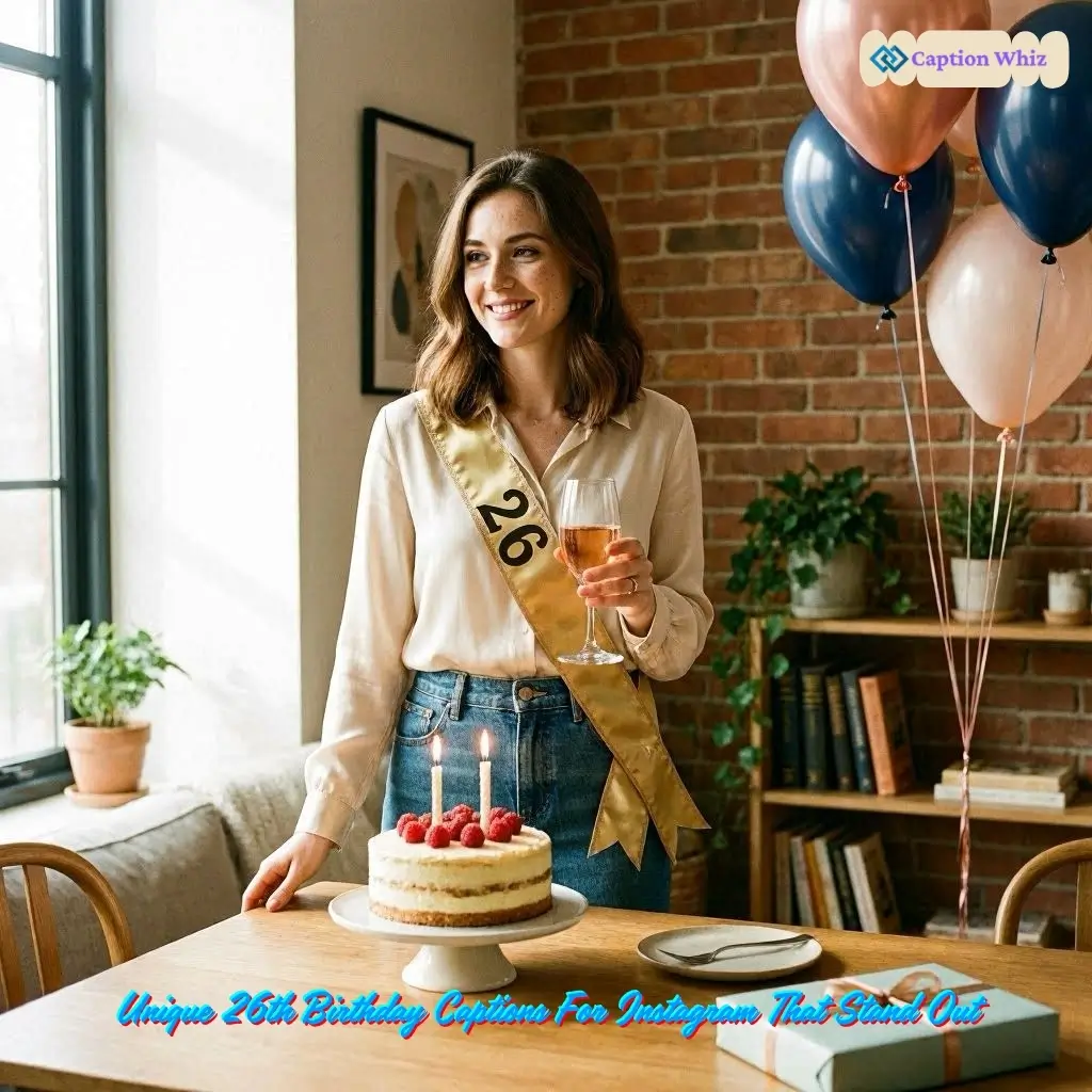 Celebrate Your 26th Birthday Captions For Instagram and Quotes with 123+ Unique Vibes in 2026