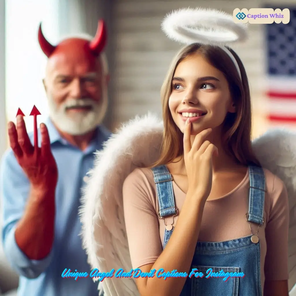 137+ Enchanting Angel And Devil Captions For Instagram And Quotes That Spark Joy