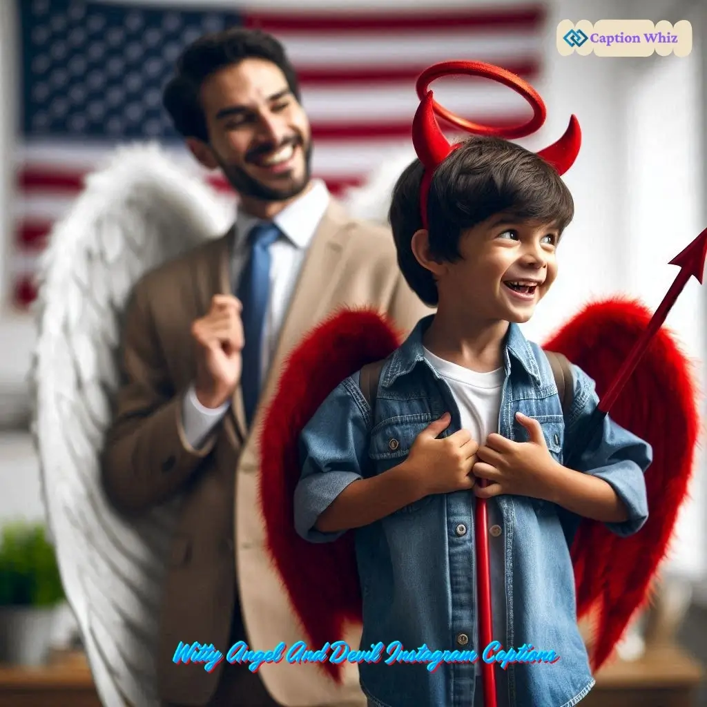 137+ Enchanting Angel And Devil Captions For Instagram And Quotes That Spark Joy