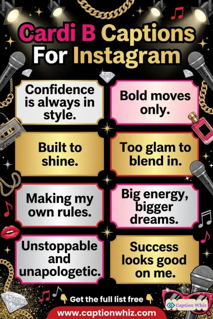 149+ Powerful Cardi B Captions For Instagram and Quotes That Inspire Confidence in 2026