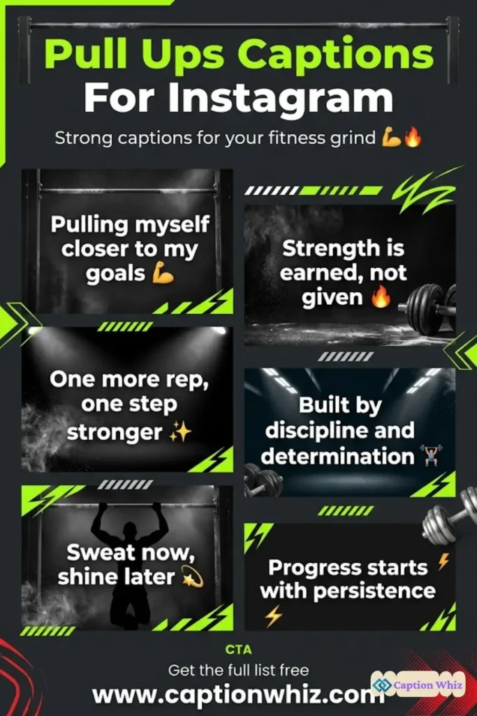 Inspiring Pull Ups Captions For Instagram And Quotes That Will Boost Your 147+ Motivation