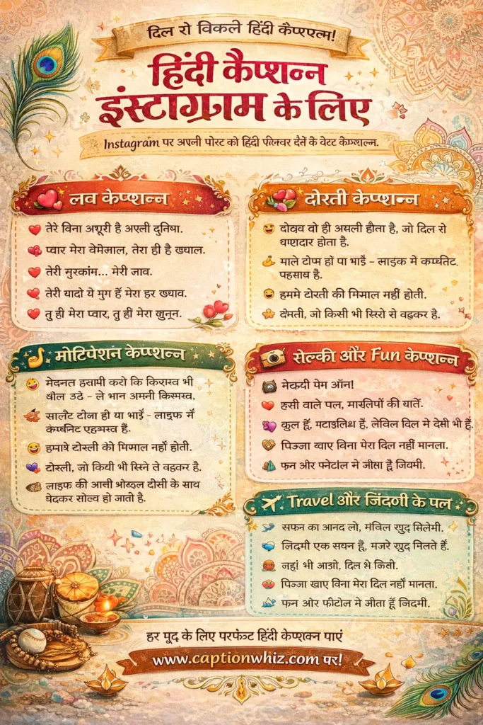 145+ Hindi Captions For Instagram That Add Spark to Your Photos and Stories