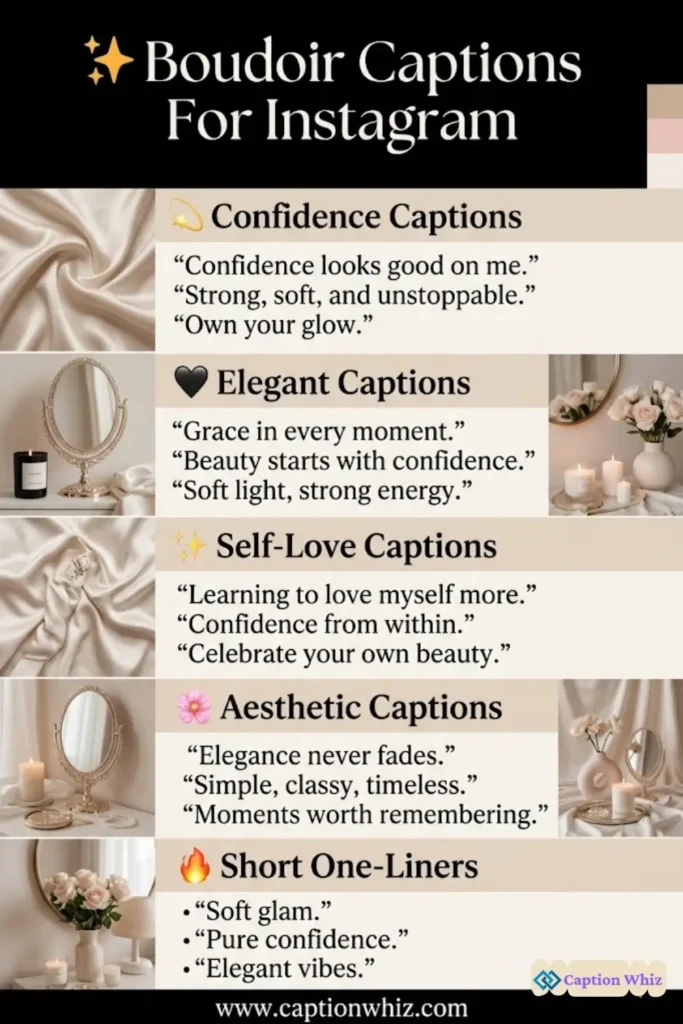 Unforgettable Boudoir Captions For Instagram with 125+ Stunning Flair