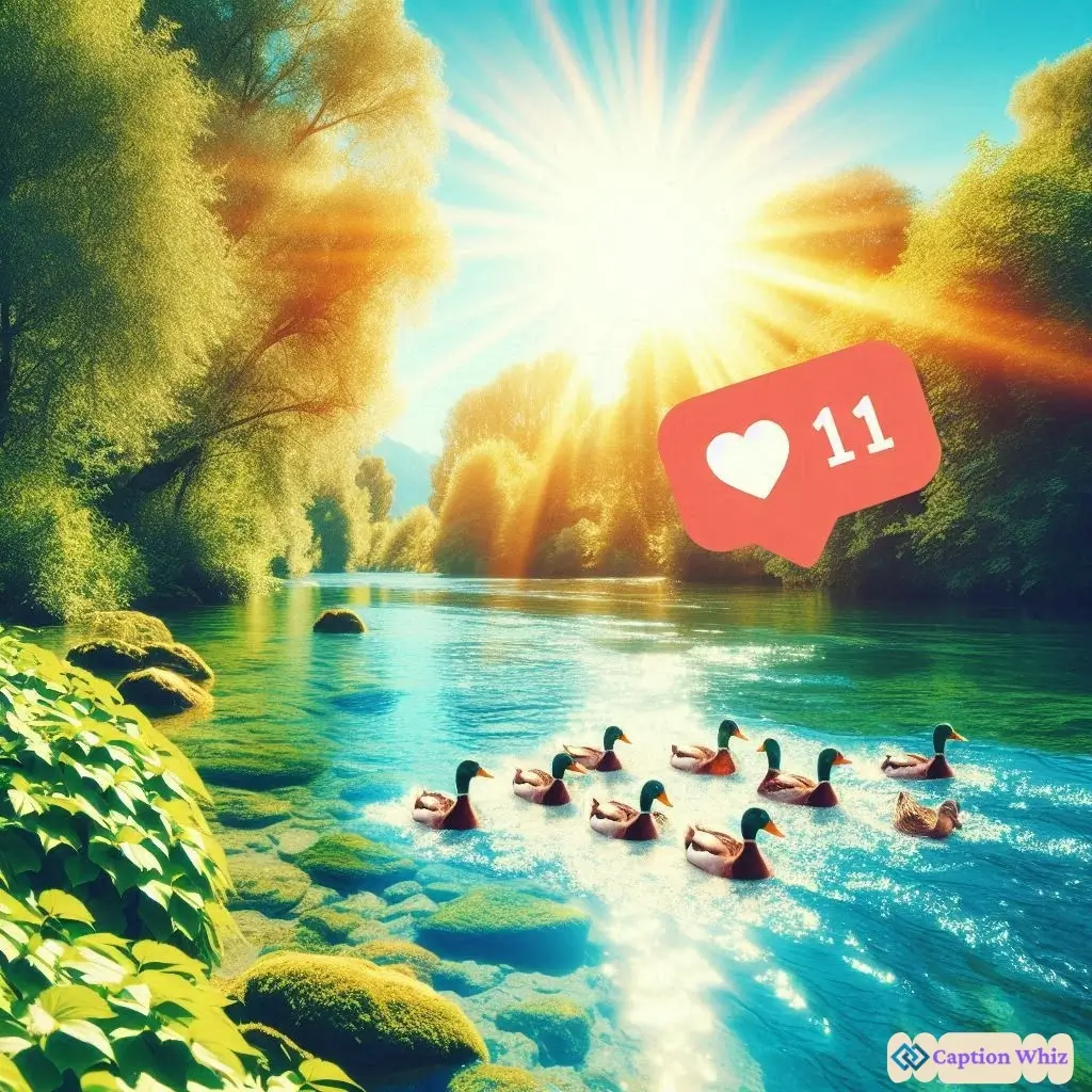 Calm River Captions for Peaceful Vibes