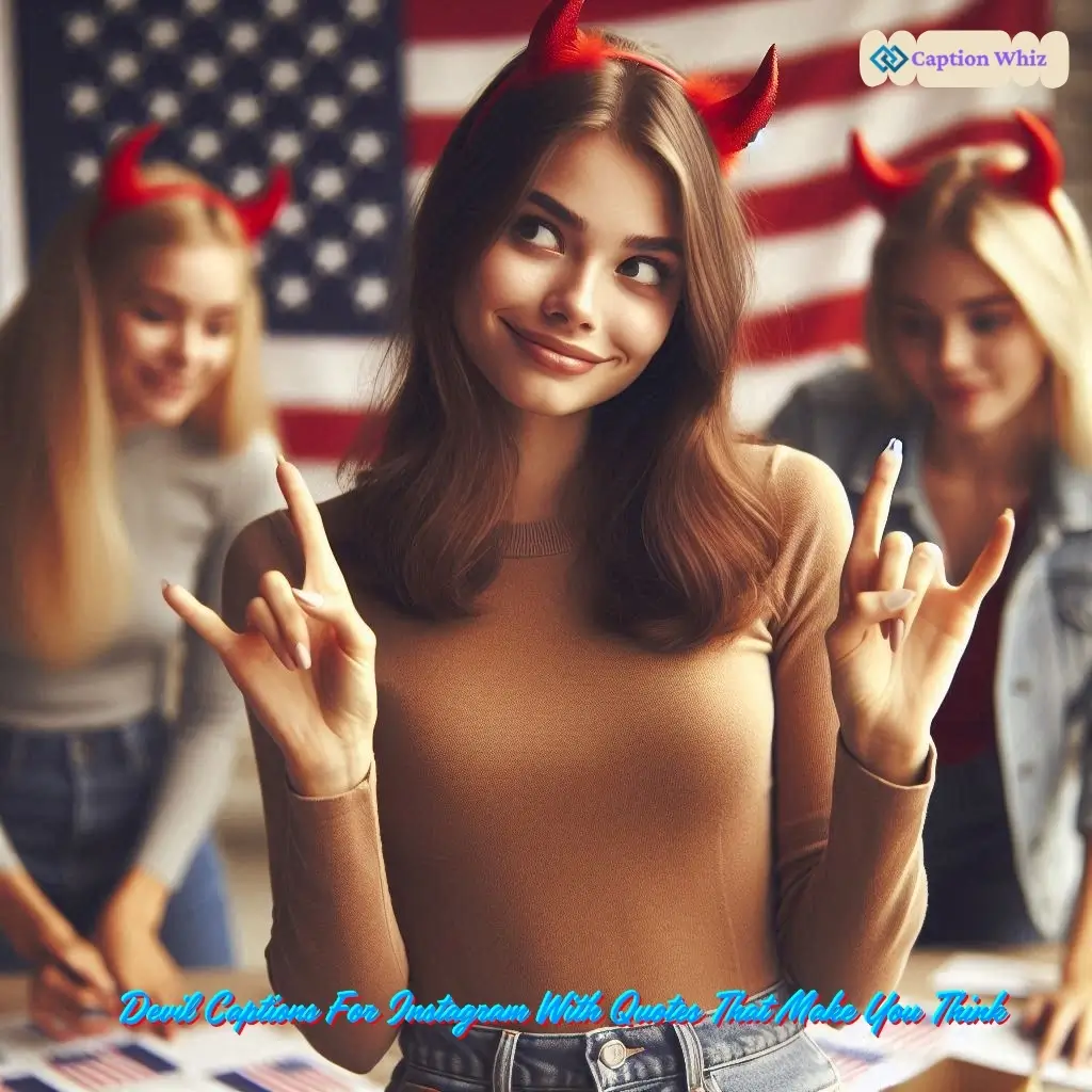 135+ Irresistible Devil Captions For Instagram and Quotes to Ignite Your Feed