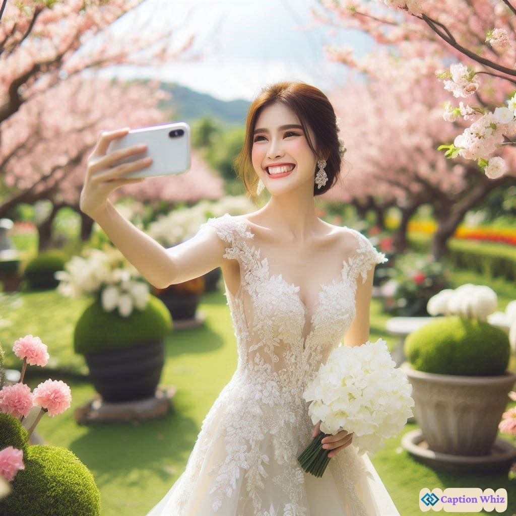 Elegant Wedding Dress Instagram Captions For A Classy Look