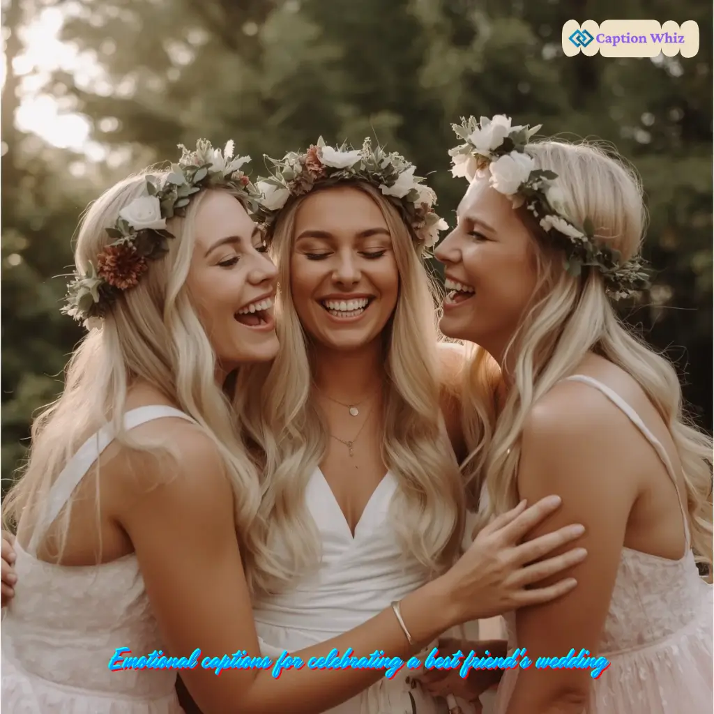 137+ Best Friend Wedding Captions For Instagram To Share Your Joy (PC)
