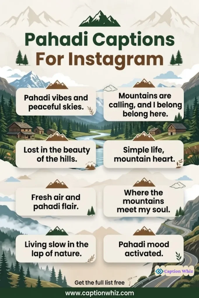 147+ Must-Have Pahadi Captions For Instagram and Quotes to Boost Your Engagement