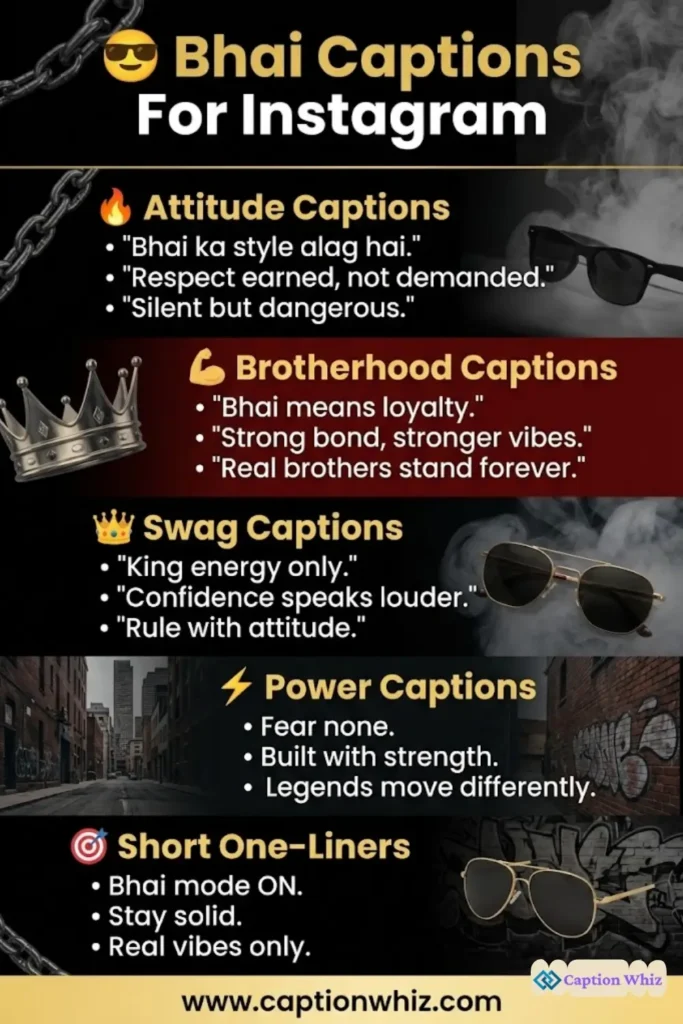 129+ Top Bhai Captions For Instagram That Bring Fun and Brotherhood to Your Feed