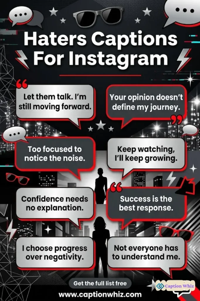 137+ Powerful Haters Captions For Instagram That Will Leave You Speechless Quotes