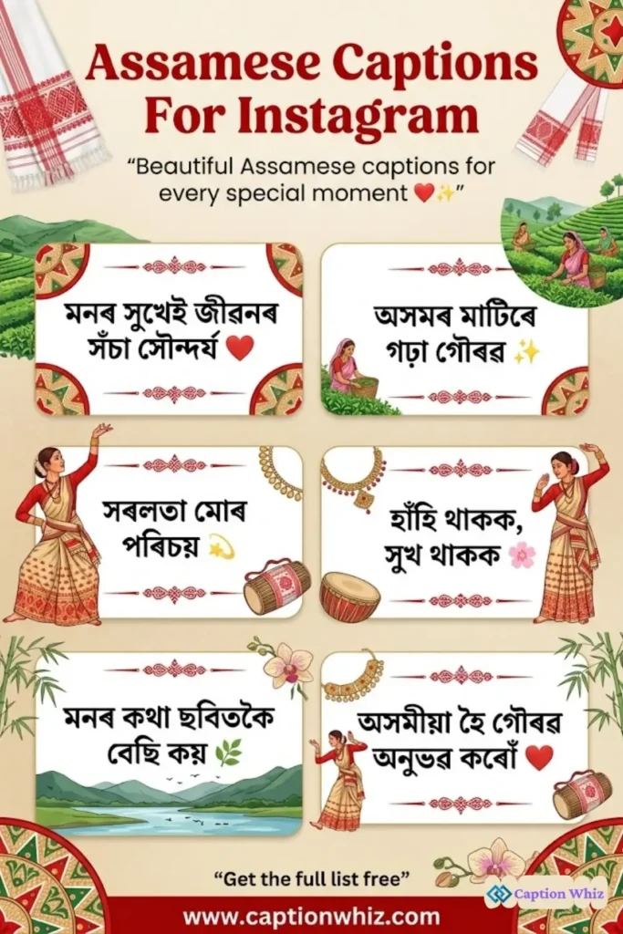 123+ Unforgettable Assamese Captions For Instagram and Quotes You Need Now