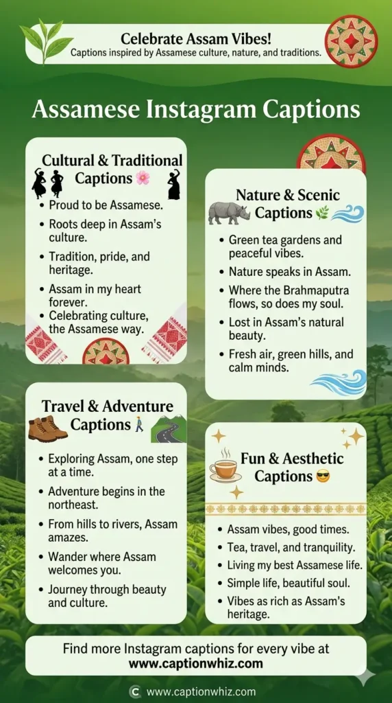 123+ Unforgettable Assamese Captions For Instagram and Quotes You Need Now