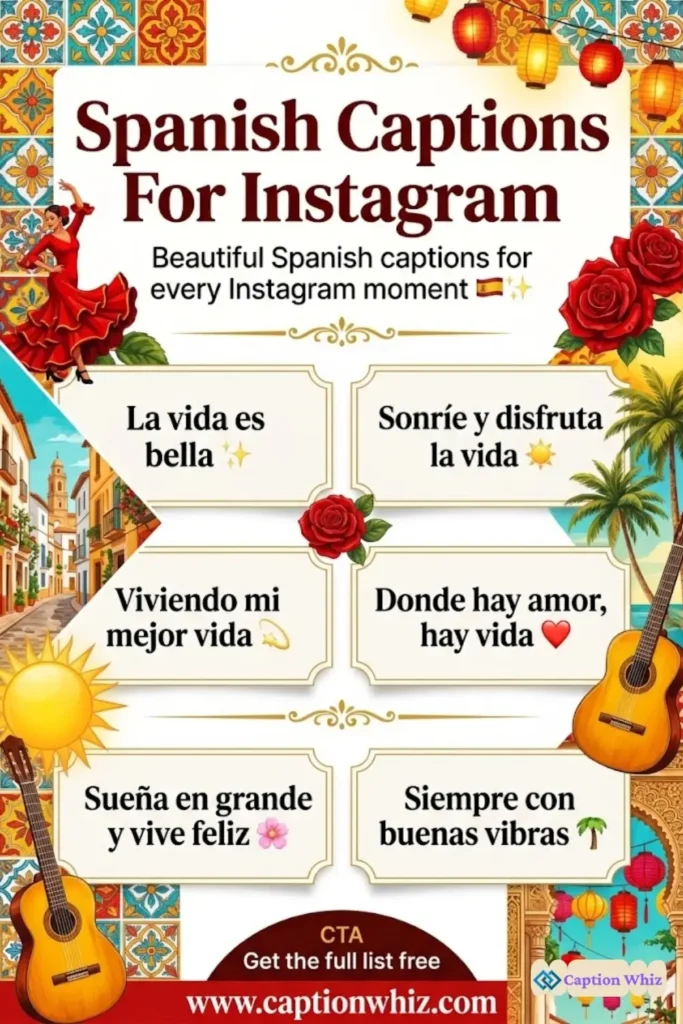 125+ Best Spanish Captions For Instagram to Brighten Your Social Media Experience
