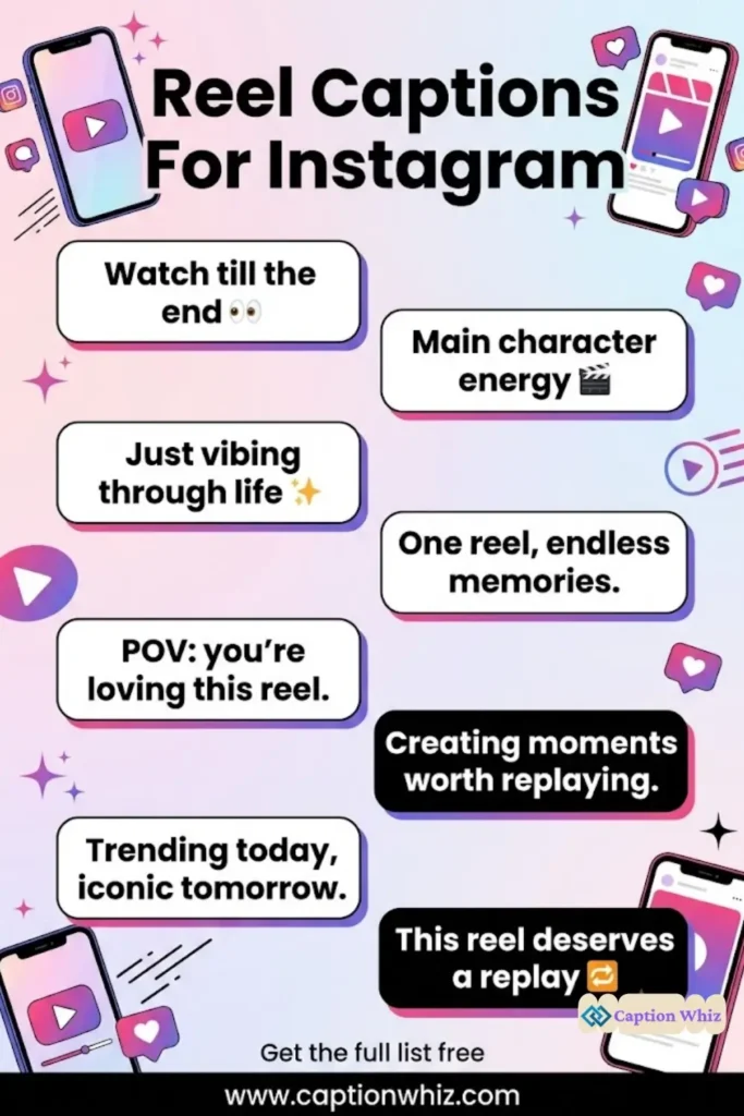 127+ Essential Reel Captions For Instagram That Boost Engagement and Inspire Quotes