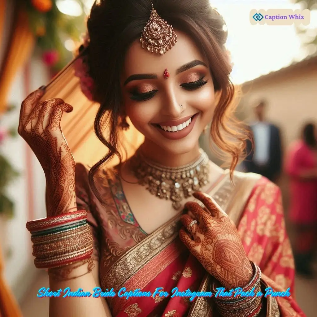 139+ Magical Indian Bride Captions For Instagram and Quotes to Shine Bright