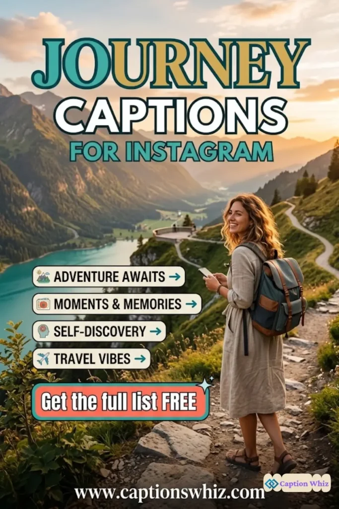 127+ Inspiring Journey Captions For Instagram and Quotes to Share Your Adventure