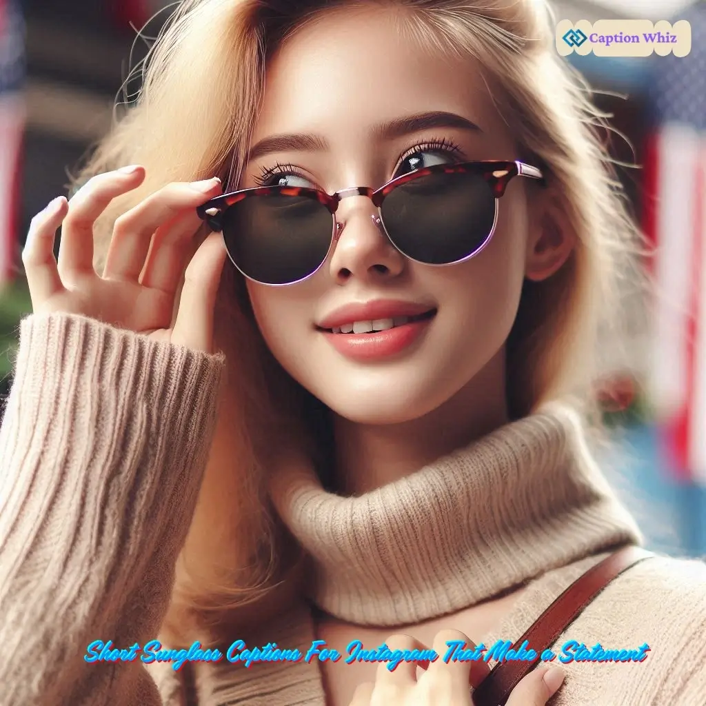 135+ Radiant Sunglass Captions For Instagram and Inspiring Quotes