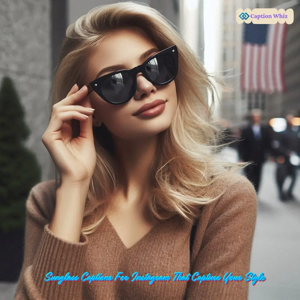 135+ Radiant Sunglass Captions For Instagram and Inspiring Quotes