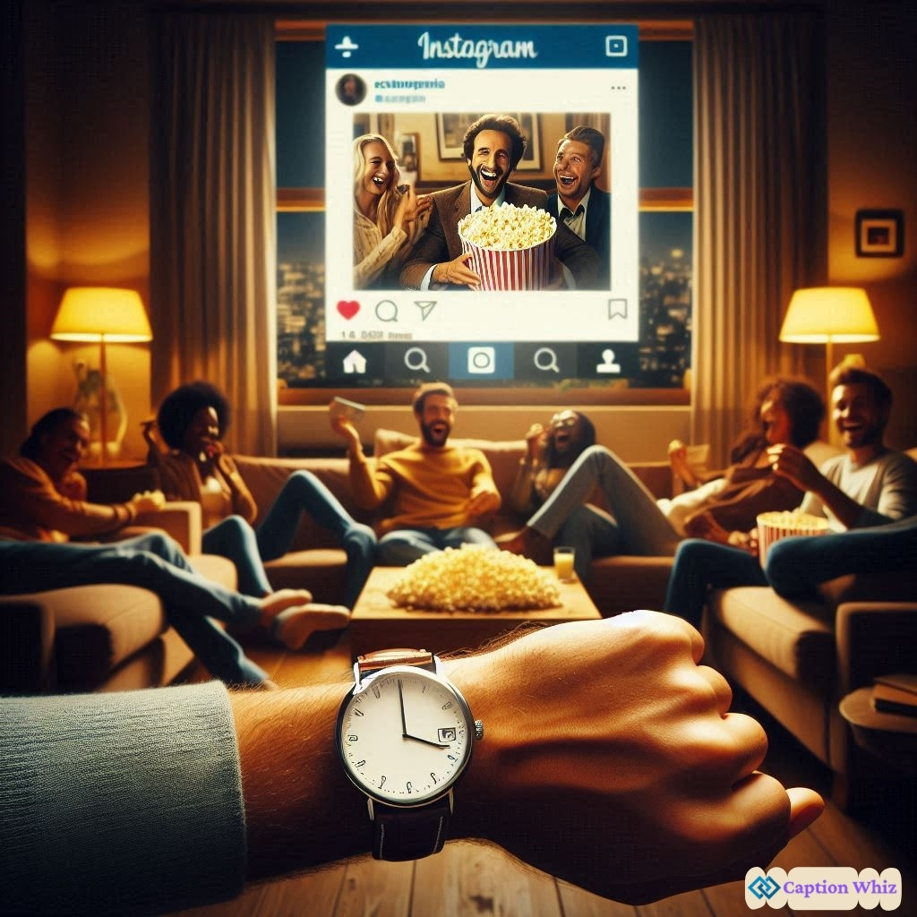 Unique Captions For Movie Nights With Friends