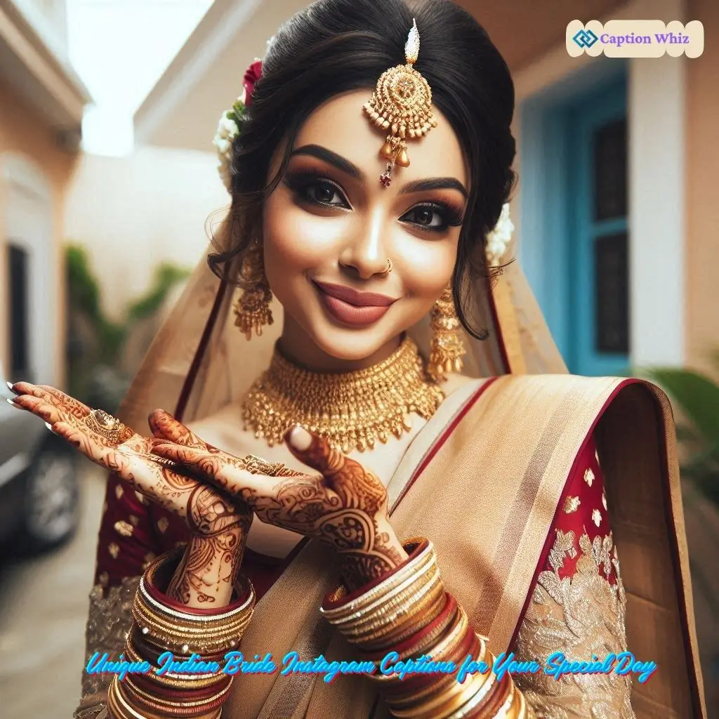 139+ Magical Indian Bride Captions For Instagram and Quotes to Shine Bright