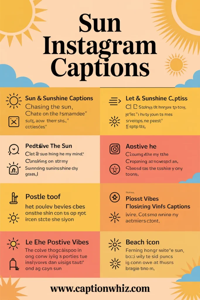 145+ Top Sun Captions For Instagram That Shine Bright and Capture Your Vibe