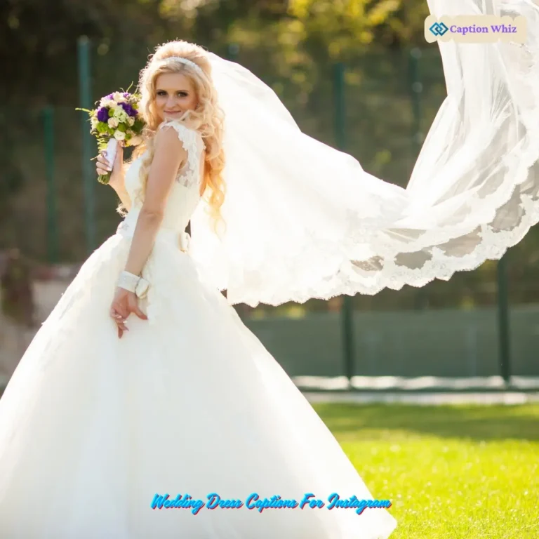 Wedding Dress Captions For Instagram