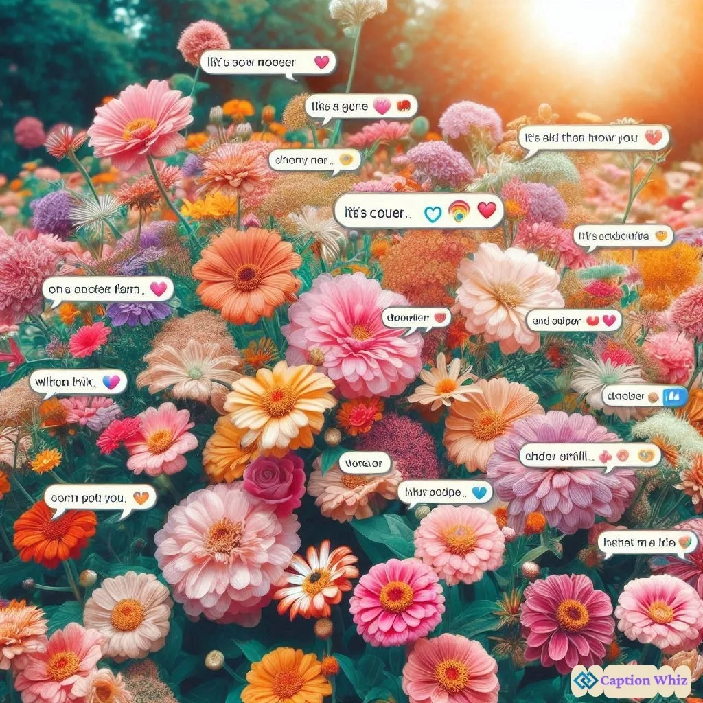 Blooming Bliss with 143+ Flower Captions For Instagram And Quotes to Brighten Your Day