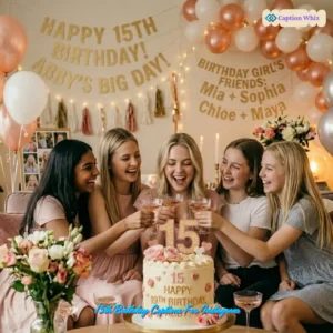 149+ Magical 15th Birthday Captions For Instagram and Quotes to Celebrate You
