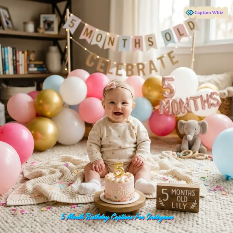 5 Month Birthday Captions For Instagram