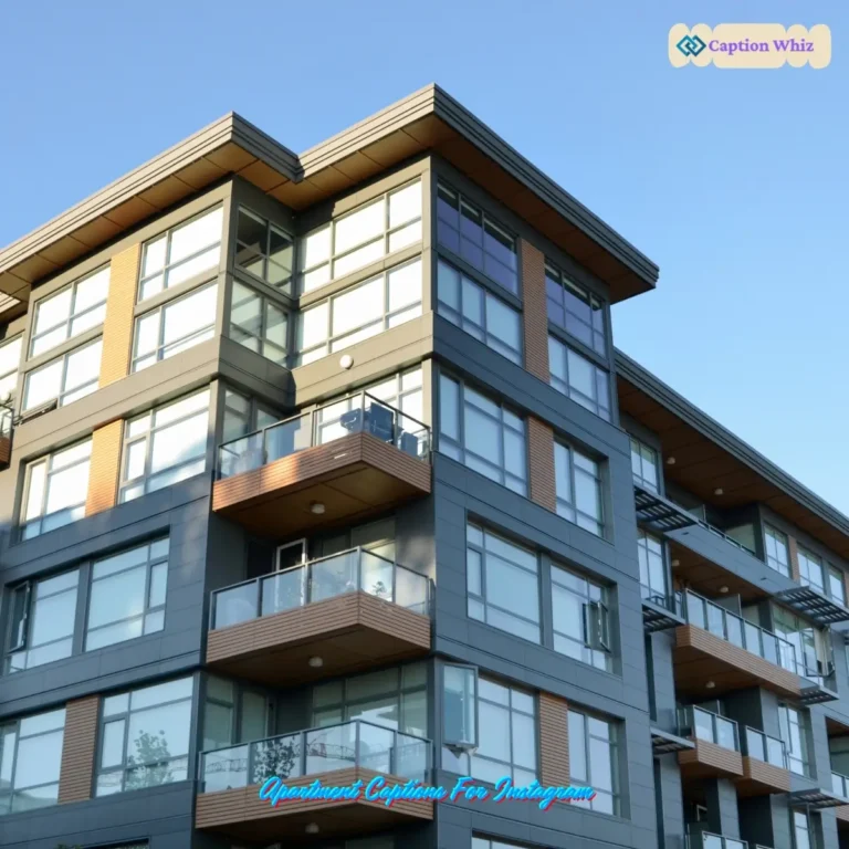 Apartment Captions For Instagram