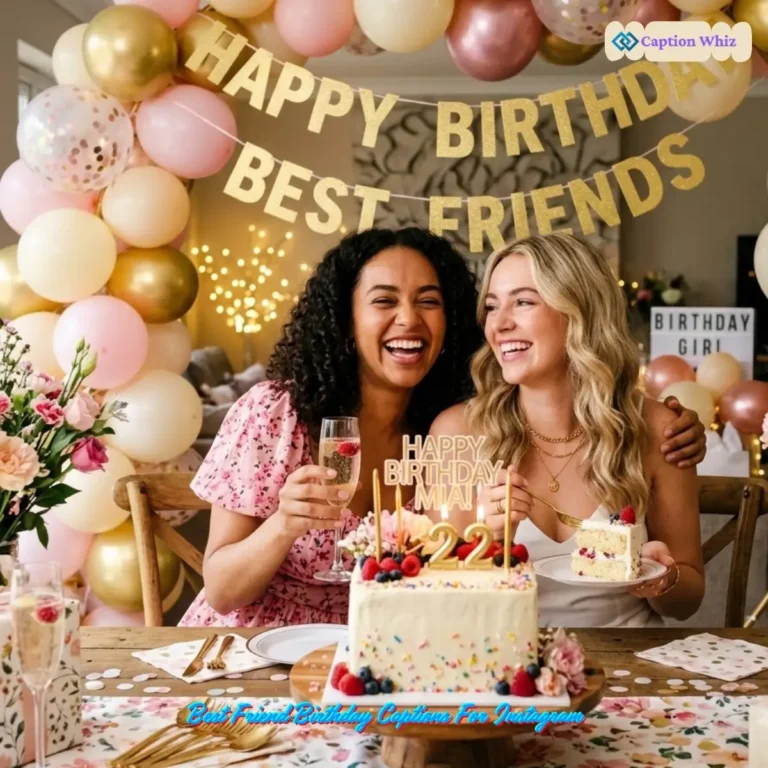 Best Friend Birthday Captions For Instagram