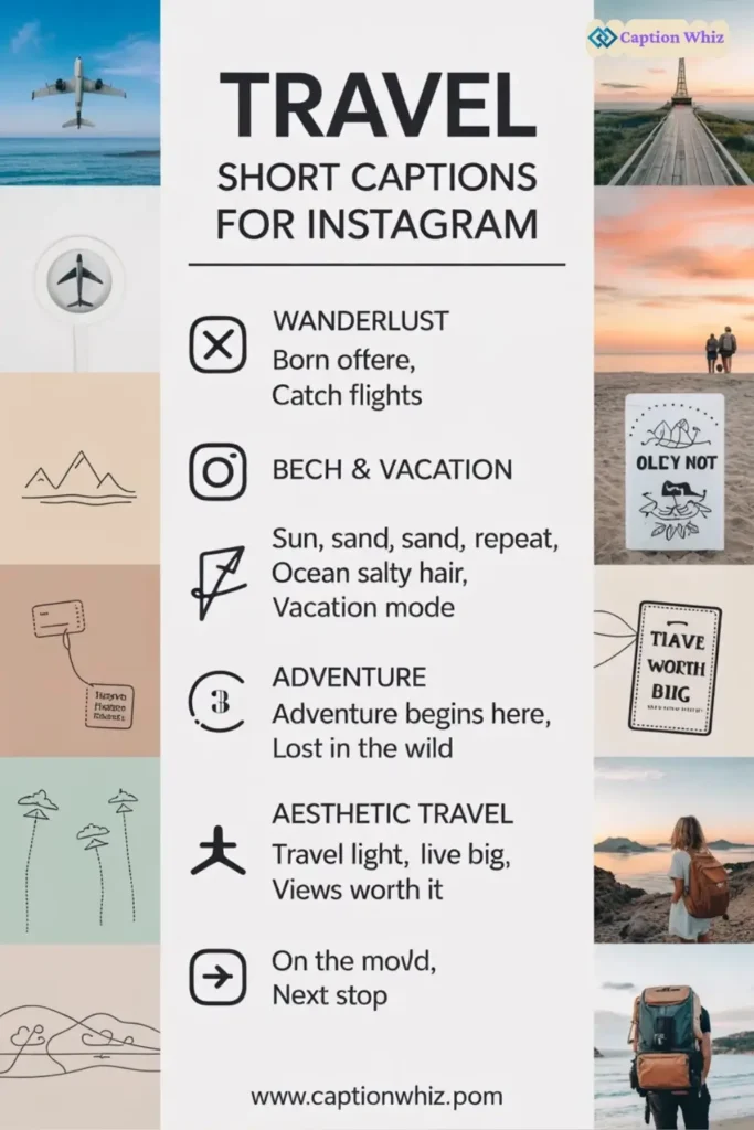 135+ Best Travel Short Captions For Instagram to Inspire Your Next Adventure