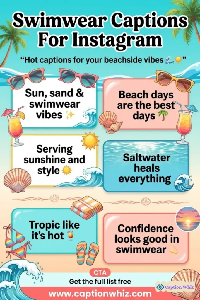 129+ Radiant Swimwear Captions For Instagram and Quotes to Make Waves