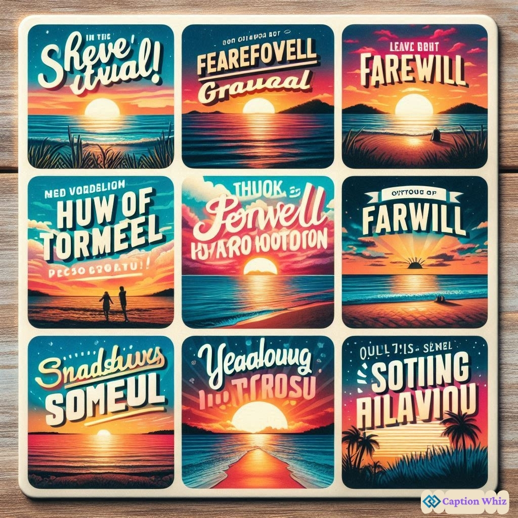 Creative Farewell Captions Quotes To Inspire You