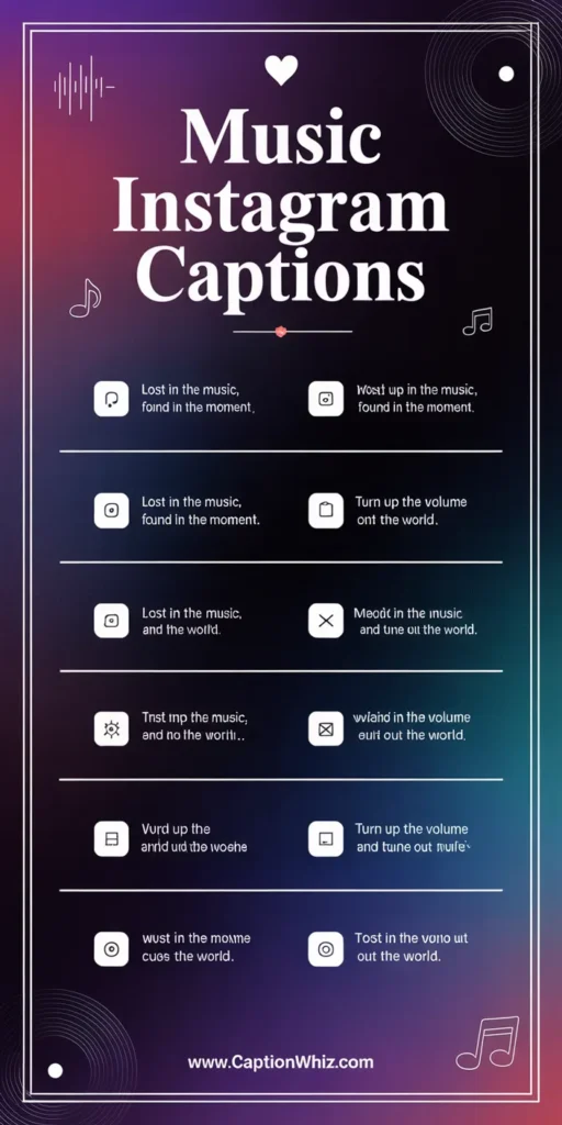 135+ Vibrant Music Captions For Instagram and Quotes to Amplify Your Vibe