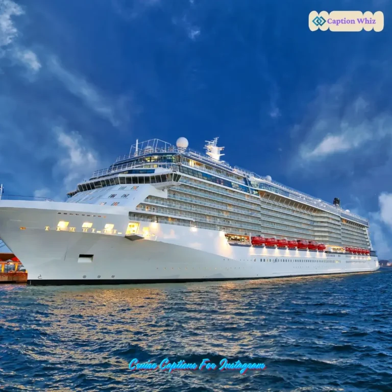 Cruise Captions For Instagram