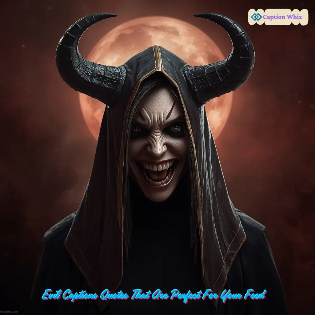 139+ Wickedly Fun Evil Captions For Instagram and Quotes to Spice Up Your Feed