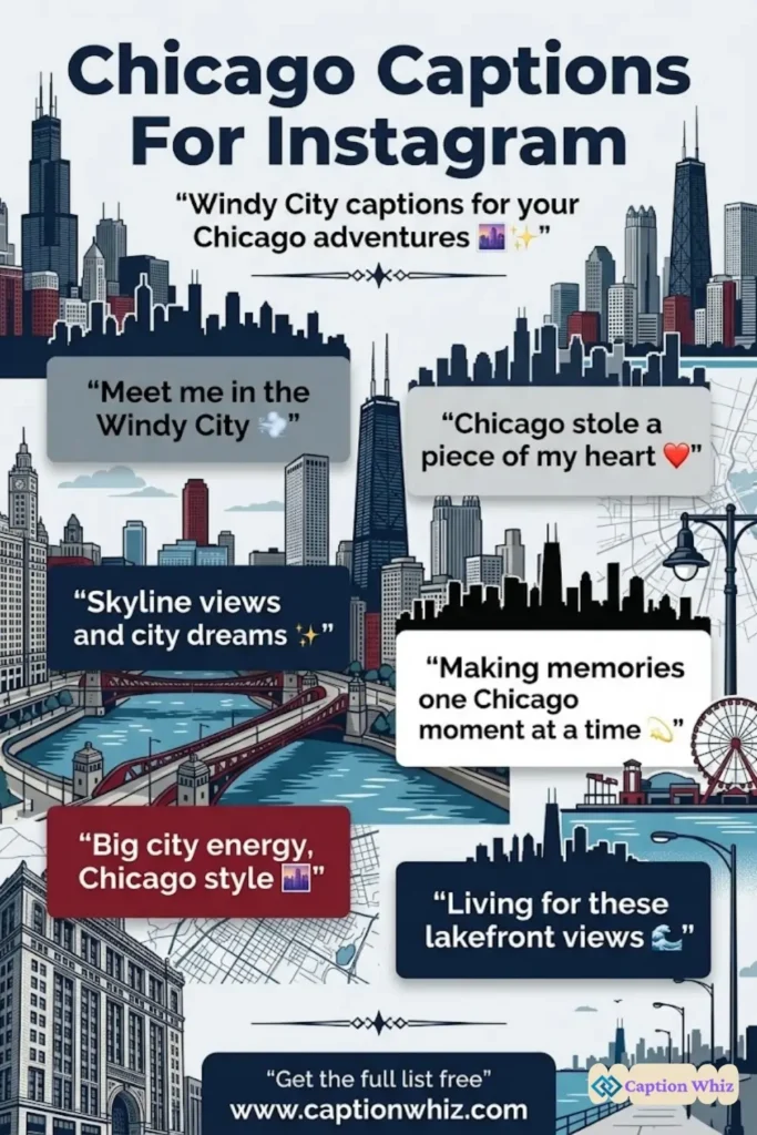 127+ Best Chicago Captions For Instagram to Showcase Your Windy City Adventures