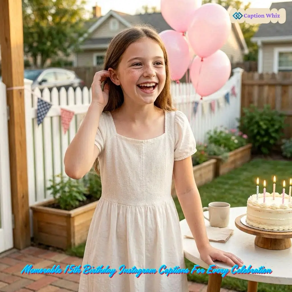 149+ Magical 15th Birthday Captions For Instagram and Quotes to Celebrate You