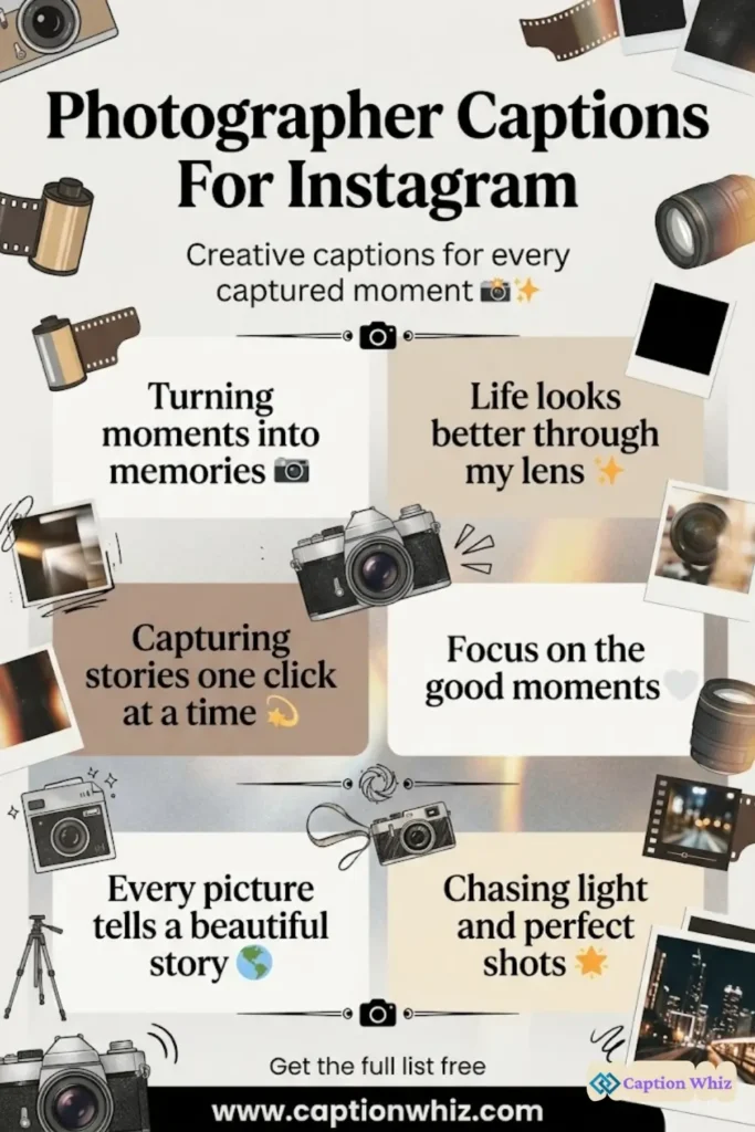 125+ Inspiring Photographer Captions For Instagram and Quotes to Shine Your Art