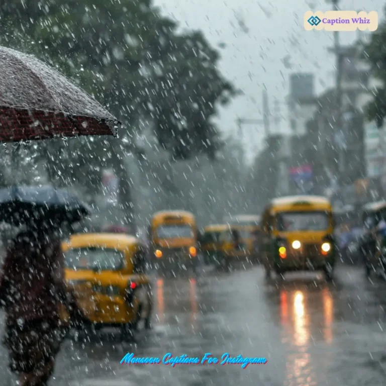 Monsoon Captions For Instagram
